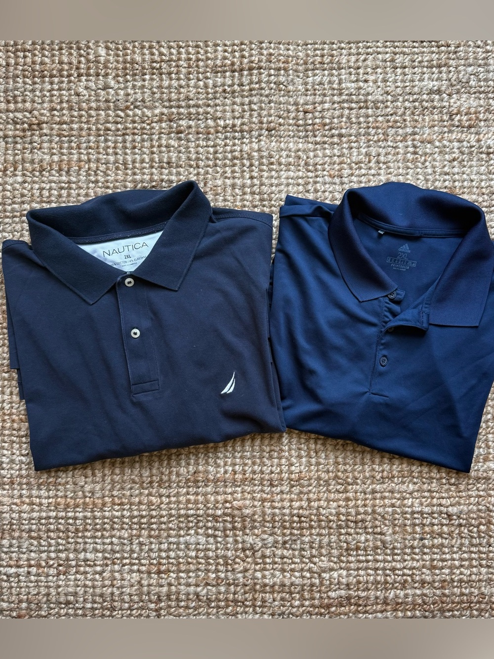 Nautica Men's Navy Polo Shirt - Classic Sail Logo